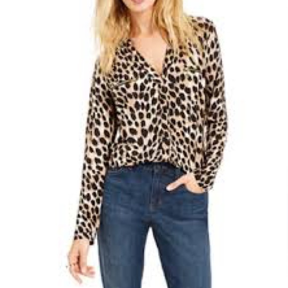 INC International Concepts Tops - INC International Concepts Animal Print Top